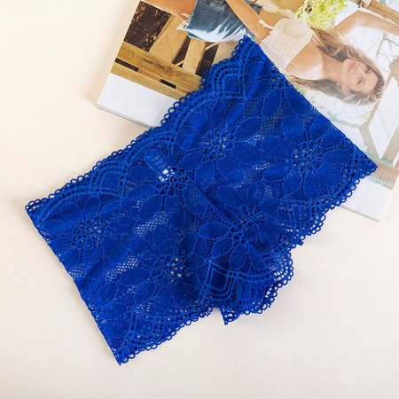 Ladies 'cobalt lace boxer shorts - Underwear