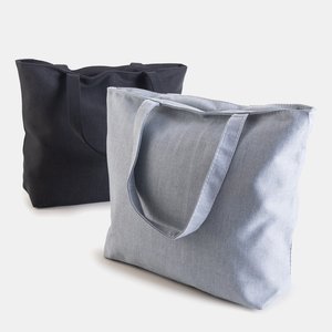 Gray fabric shoulder bag - Accessories