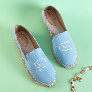 Light blue Bahia espadrilles for women - Shoes