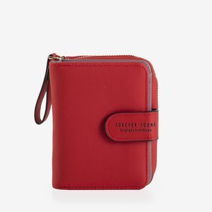 Red small women's wallet - Accessories