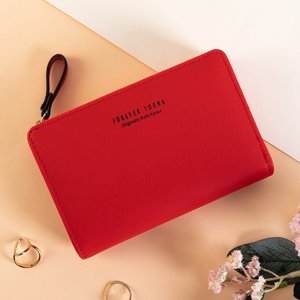 Red women's wallet - Accessories