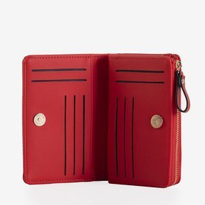 Red women's wallet - Accessories