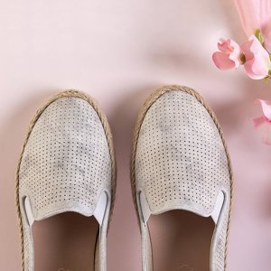 Silver women's espadrilles Bela - Shoes