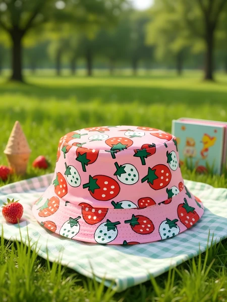 Royalfashion Bērnu panamas cepure Color Splash Bucket