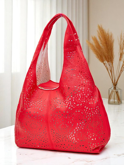 Royalfashion Large women's shopper bag Lira Lace