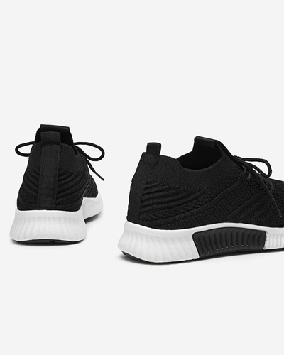 Black and white Merisal women's sports shoes - Footwear