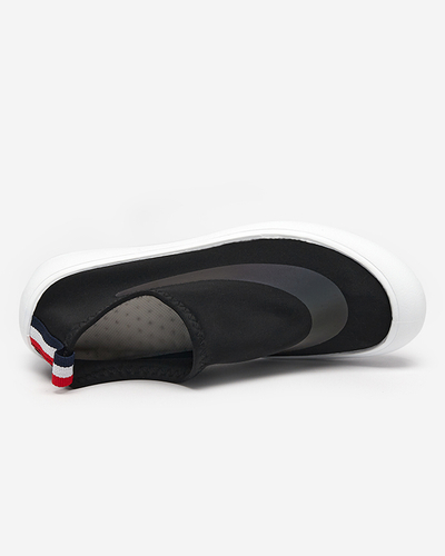 OUTLET Melnas sieviešu uzvelkamas kedas Lerick - Footwear