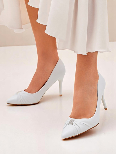 Royalfashion Sieviešu ekoloģiskās ādas laiviņas Venetia Nera