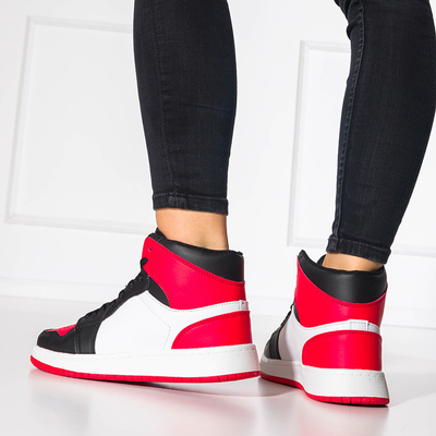 Red-black women's sports ankle boots Anonuco - Footwear