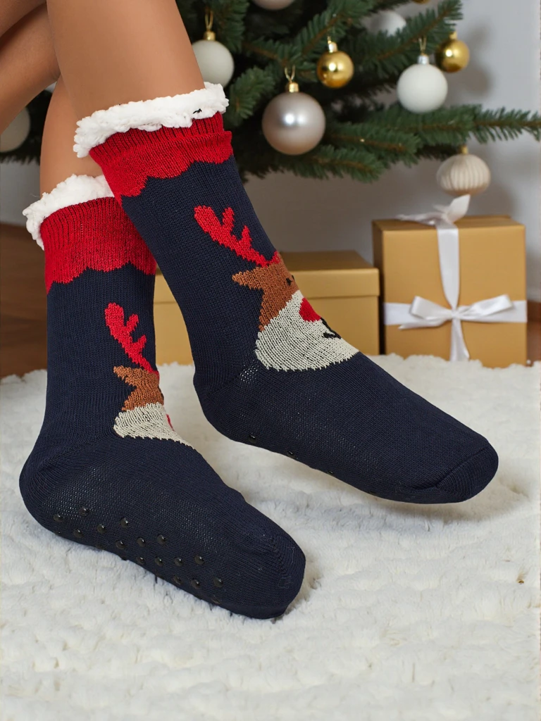 Heated Christmas socks for women SnuggleJoy