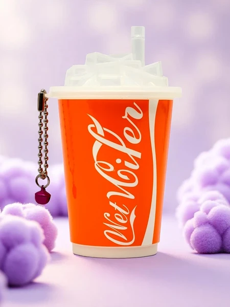 Mitrinošas salvetes dekoratīvā kausa formas saldējuma traukā 30 gab.