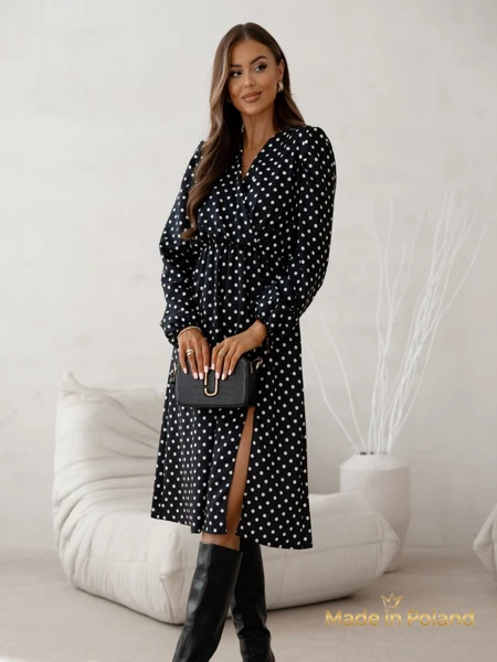 Lavish Midnight Bloom Midi Dress