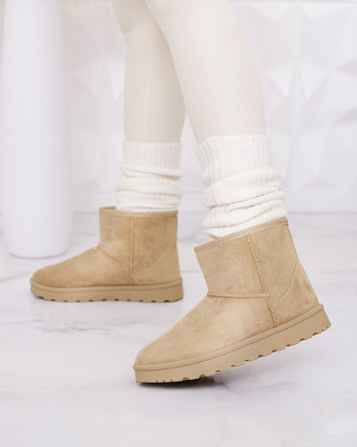 Royalfashion Brūni zābaki a'la sniega zābaki sievietēm Nerlea