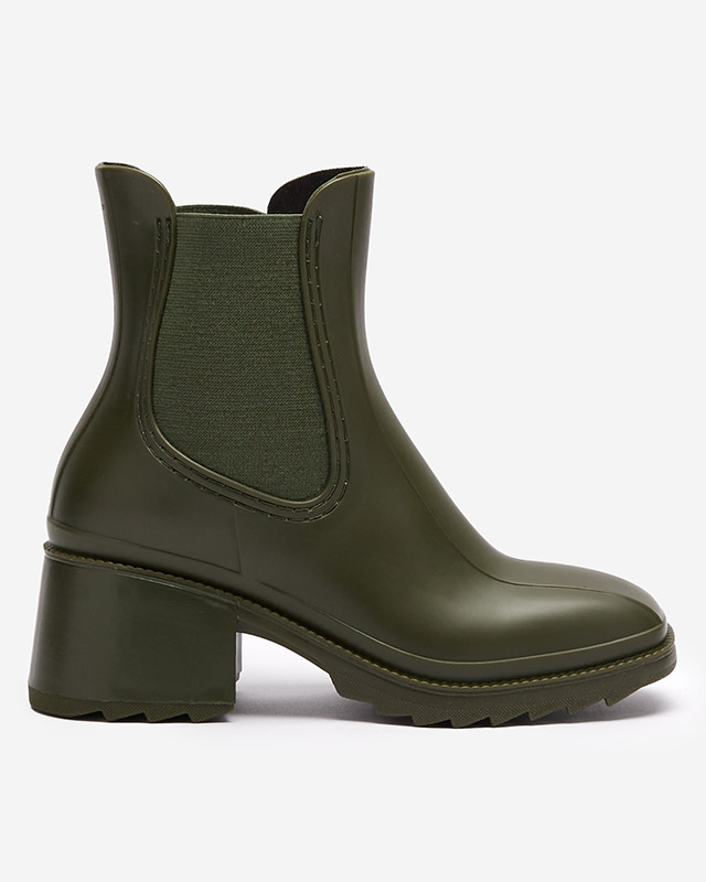 Tumši zaļi sieviešu zābaki Caldala- Footwear