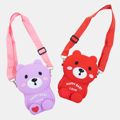 Red teddy bear handbag - Accessories