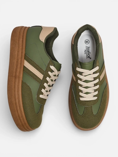 Flora Women's Sneakers Green Ecological Comfortable for Spring