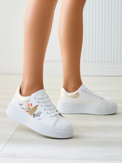 Royalfashion Women's platform sneakers with print Alcape