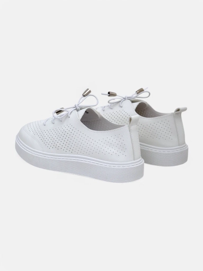 Royalfashion Women's perforated laced sports shoes Vaned