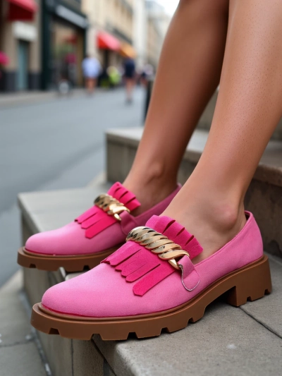 Royalfashion Sieviešu ekoloģiskās zamšādas mokasīni Mare Nostrum