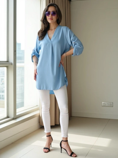 Royalfashion Long women's oversized shirt