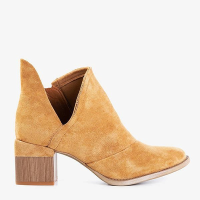 Brown women's ankle boots Jeneuer - Footwear