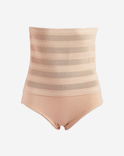 White women's lightly shaping high-waisted panties - Underwear