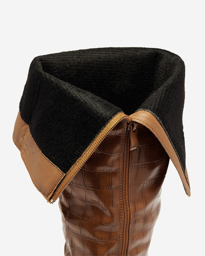 Women's camel-colored Mastiu- Footwear