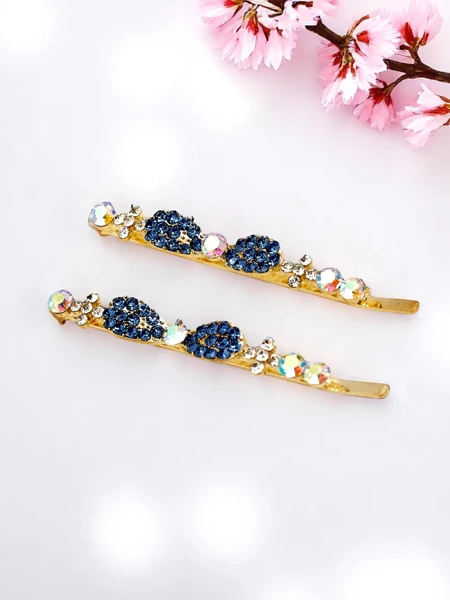 Royalfashion Matu sprādzes ar rhinestones un mazām bantītēm Tiny Bows