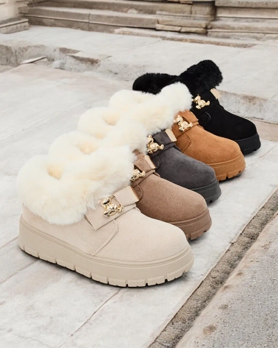 Royalfashion Women's short boots a'la snow boots Dobis