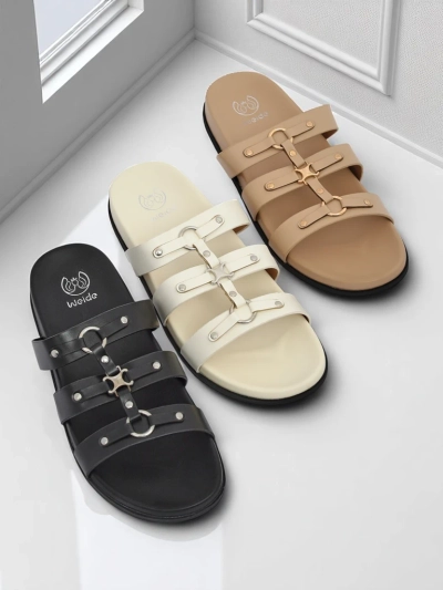 Royalfashion Wimen klapki fo stail rzymianek Roma