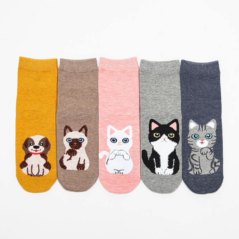 Women's socks with animals 5/pack - Underwear