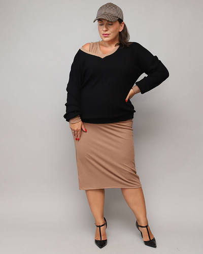 Royalfashion Casual women's set in black and brown