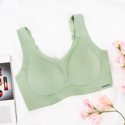 Women's Green Sports Bra - Underwear