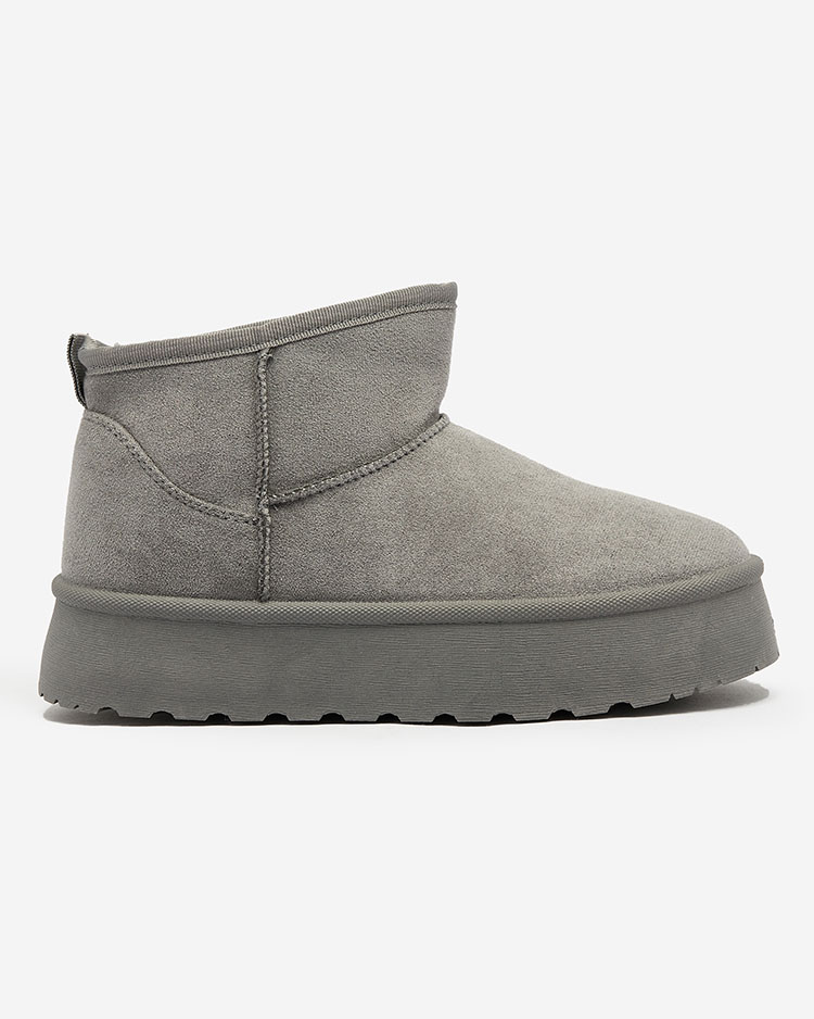 Royalfashion Grey women's platform snow boots Ersinella