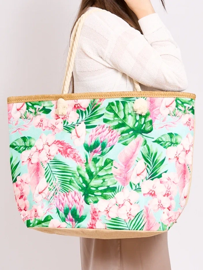 Royalfashion Large fabric bag with print