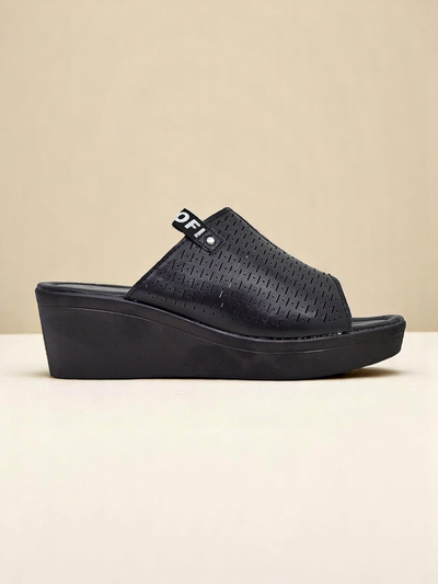 Royalfashion Women's Luna Wedge Heel Mules