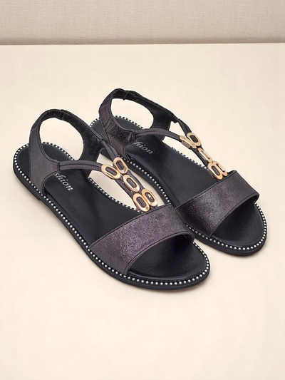 Royalfashion Naiste sandaalid dekoratiivsete rihmadega Siena Glow