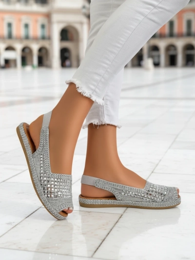 Royalfashion Sandalias Espadrilles de Mujer Belle Sparkle