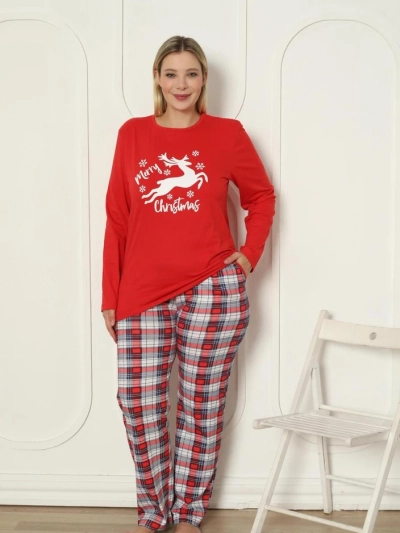 Royalfashion Christmas cotton women's pajamas PLUS SIZE