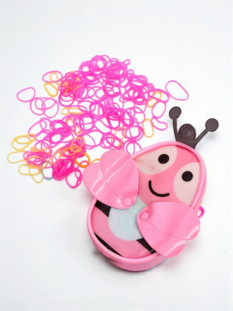 Royalfashion Разноцветные силиконовые резиночки Пчелка