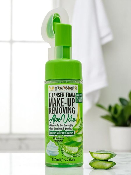 Attīrošas un mitrinošas sejas putas ar alveju un birstīti