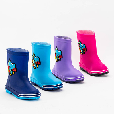 Ukali fuchsia children's rain boots - Footwear