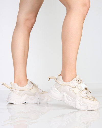 Bēšas sieviešu sporta apavu kedas Electri - Footwear