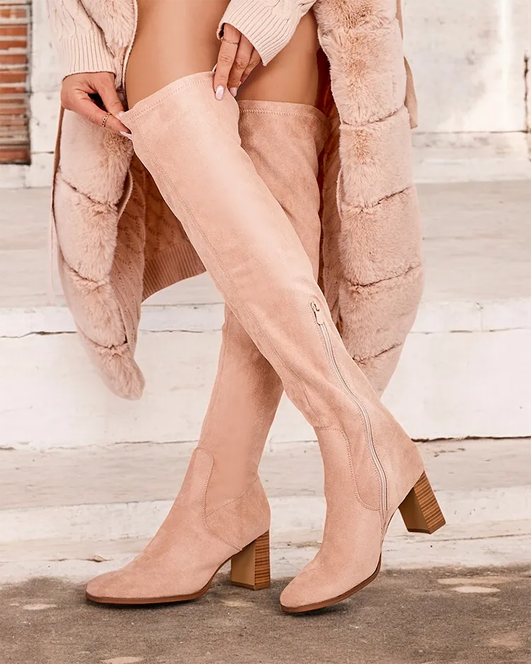 Женские сапоги выше колена Royalfashion Vecce