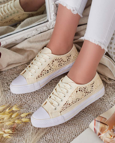 Royalfashion Sieviešu ažūra apavi Niz