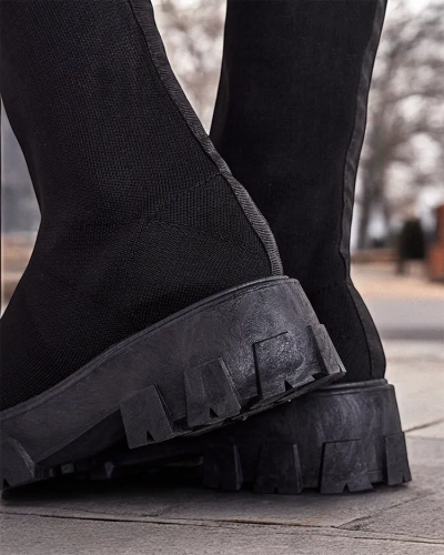 Royalfashion Women's Slip-On Boots Ohorro