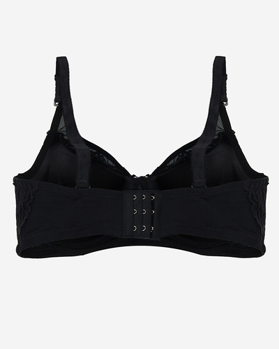 Black women's bra with lace - Underwear