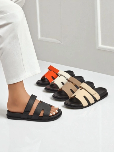 Royalfashion Женские шлёпанцы из экокожи ReppiFlex