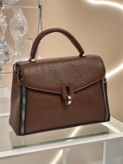 Small women's eco-leather handbag Celoura