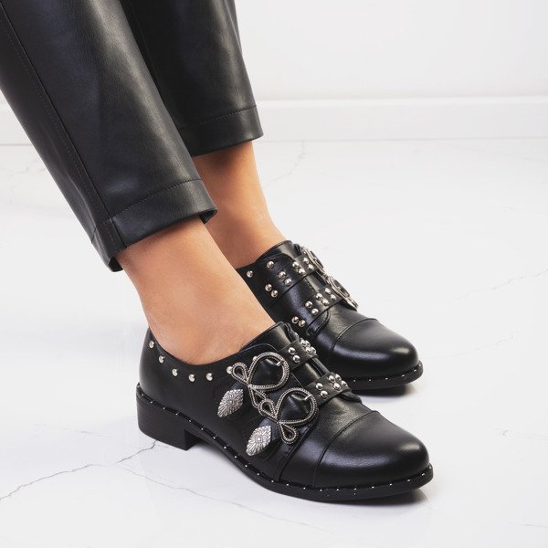 Black high-heeled shoes from Stavomena - Footwear